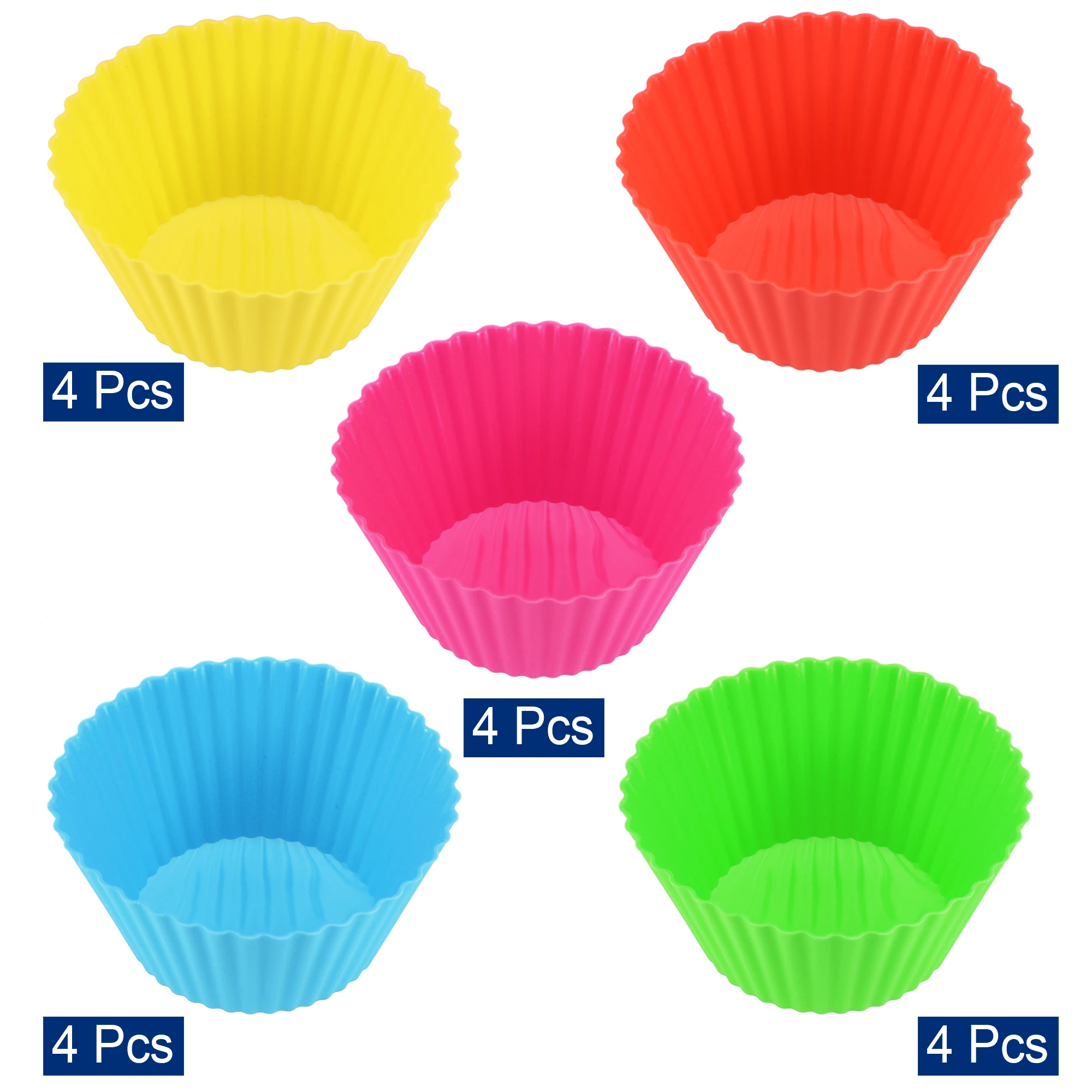 Uxcell 20Pcs Leak-proof Wax Tray Candle Warmer Multifunction Wax Melt Warmer Liners Reusable Durable Cake Cup Candle Accessories