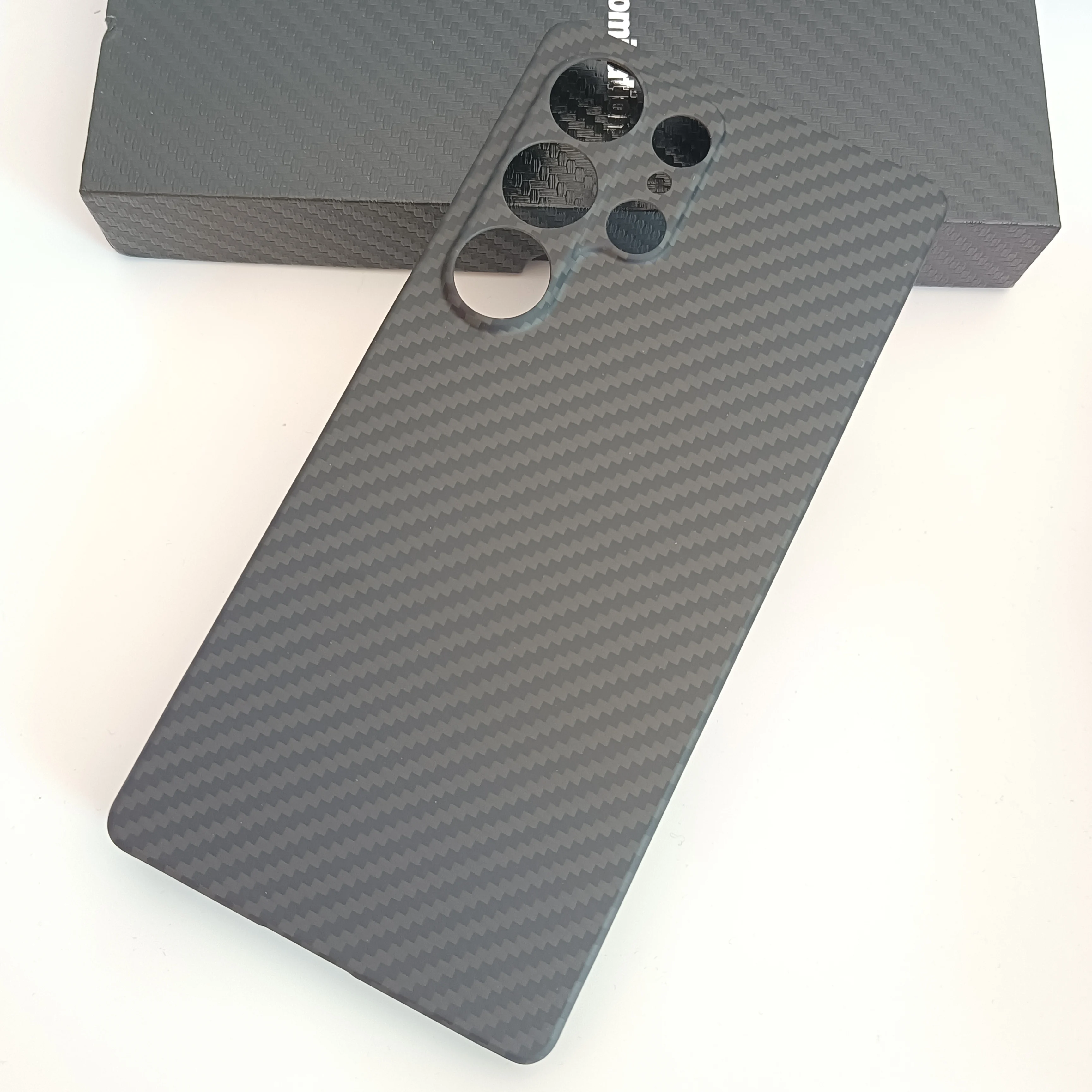 Genuine Real Aramid Carbon Fiber Phone Case For Samsung Galaxy S25 Ultra S25Ultra Thin Matte Light Slim Hard Armor Back Cover 2