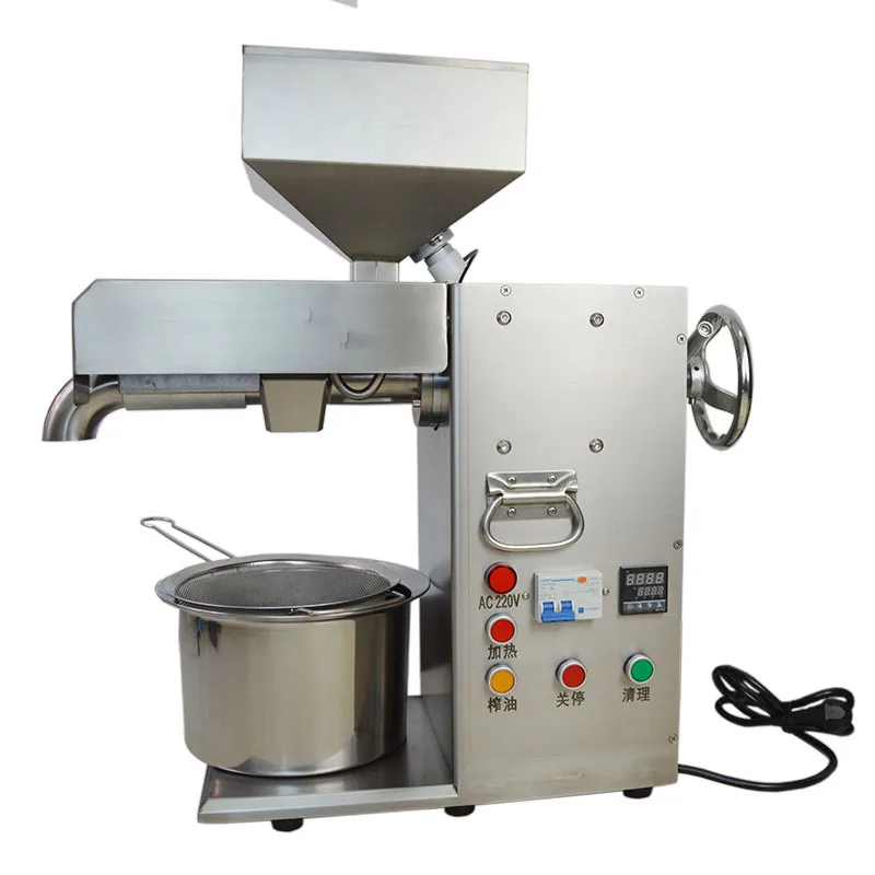 Big Commercial 30-40kg/h screw hazelnut oil extruder coco bean oil press machine oil mill machine 6
