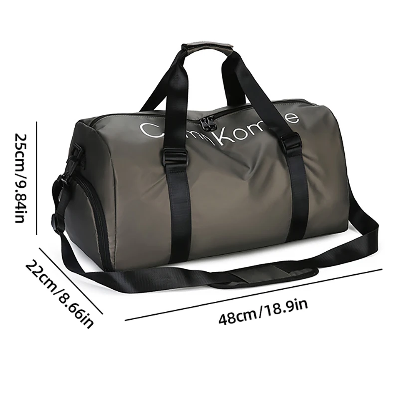 Waterproof Sports Fitness Bag Gym Handbag Swimming Training Shoulder Bags Outdoor Yoga Tote with Dry Wet Pocket and Shoes Pouch 2