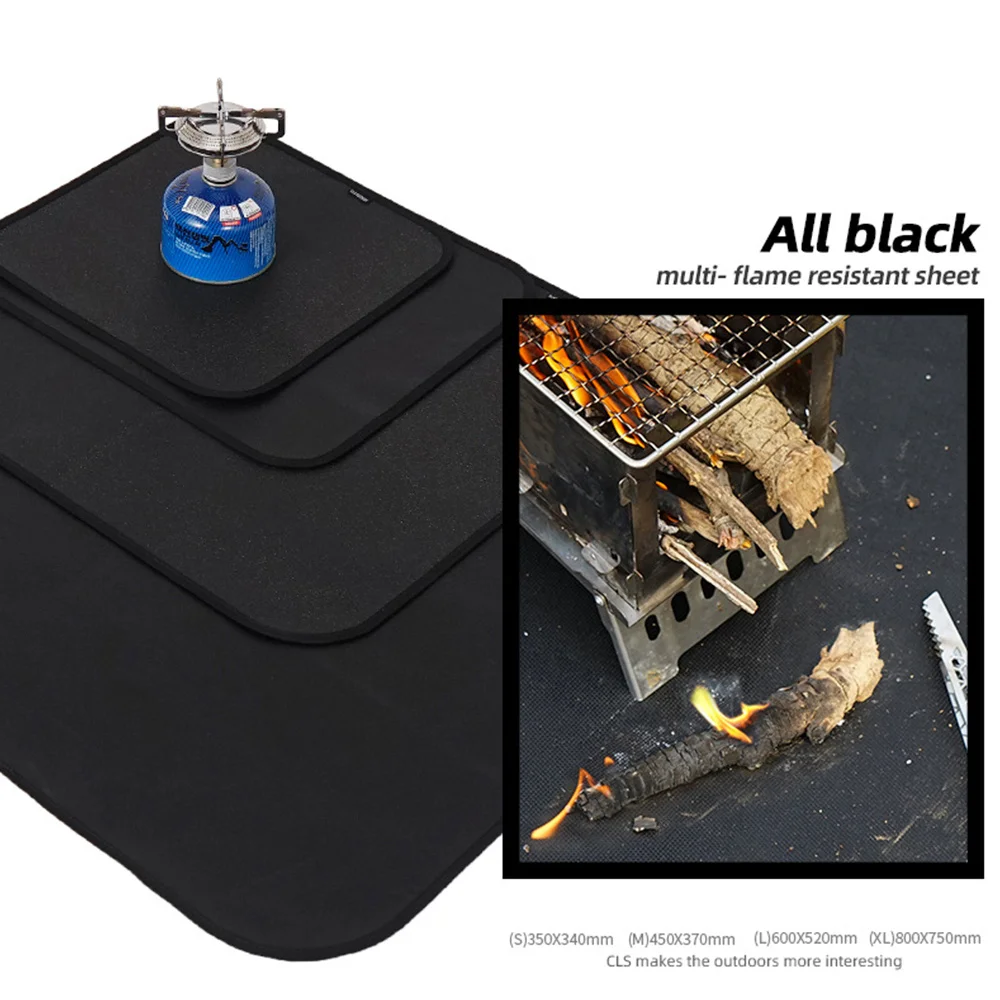 Fireproof Camping Stove Cushion Heat Resistant BBQ Gas Grill Splatter Mat  Mat Backyard Floor Rug Waterproof Ground Deck Lawn - AliExpress