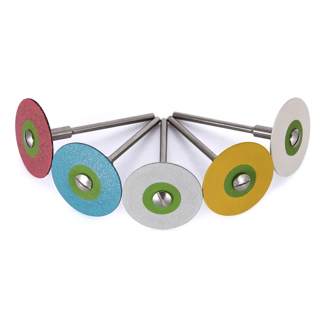 Strumento Odontotecnico AZDENT TC1470500301 Disco Gomma Diamante 26mm Per Lucidatura Dentale - Per Zirconi E Porcellana, Uso Laboratorio Polimero Liquido - Foto 6