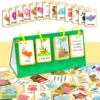 Phrase Training Flip Chart Activity Educational Learning Tool Word Games Special Education Speech Therapy Teacher Teaching Aids 4