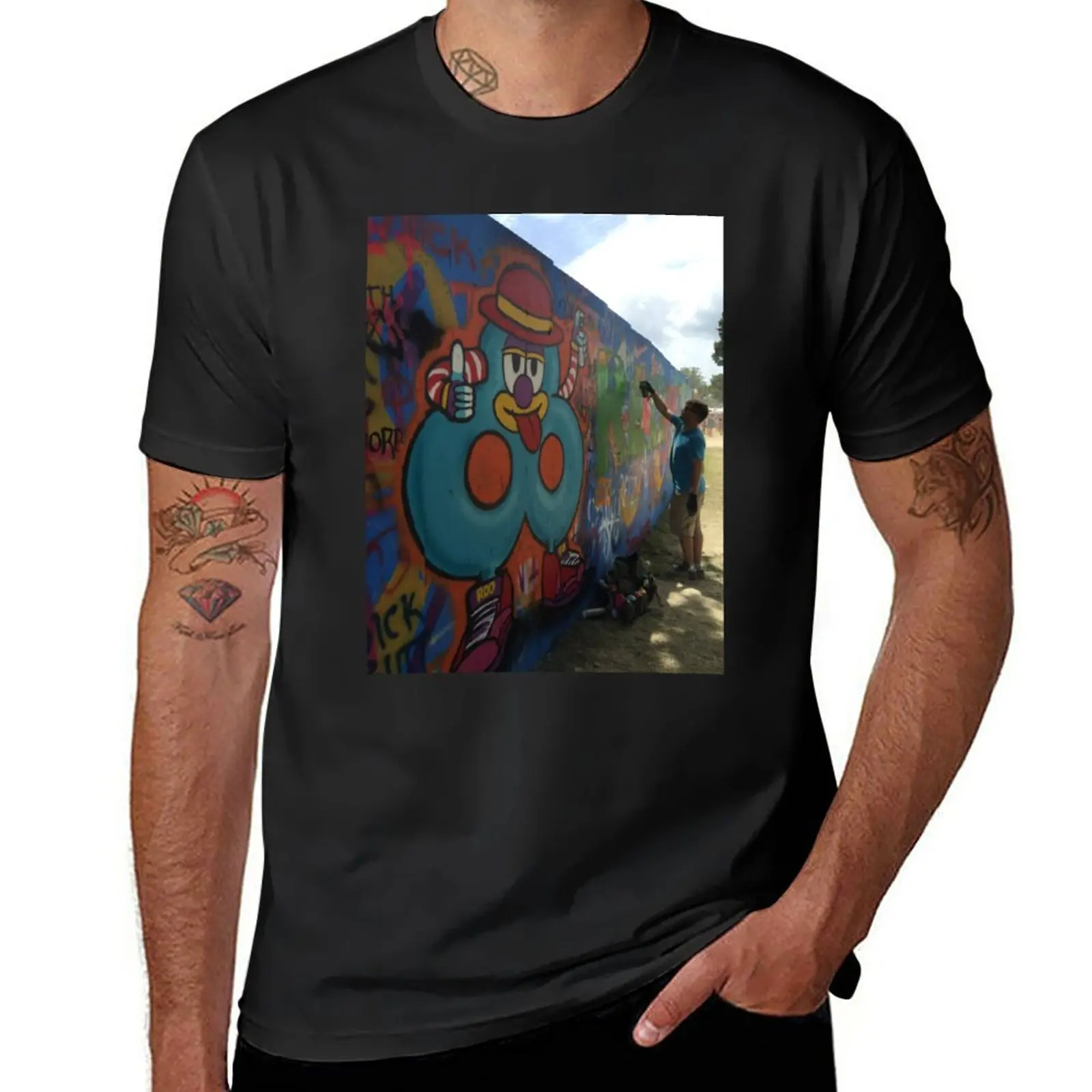 

New Bonnaroo- Roofus T-Shirt Tee shirt summer top plain black t shirts men