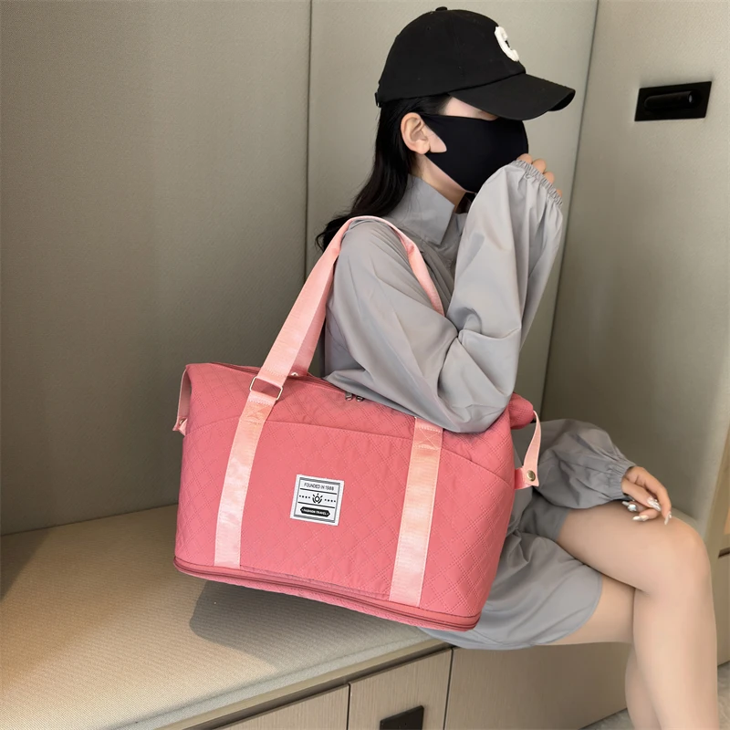 Oxford Gym Bag Travel Bag Duffel Backpack Women Large-capacity Handbags Multifunctional Fitness Sport Yoga Bag Nylon Sport Bag