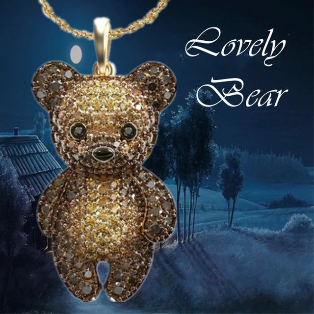 Teddy Bear Necklace – Vivamacity