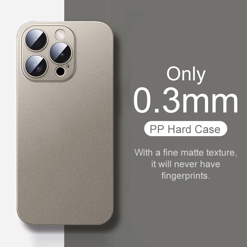 Ultra Thin Matte Translucent Frosted Case - 0.3mm Hard Protective Cover