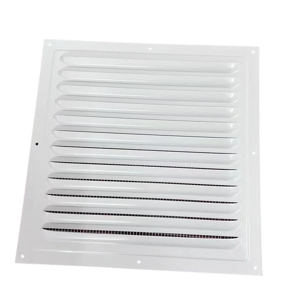 

Louver Vent Grille Cover Square Vent Insect Screen Cover Air Vent Ventilator System For Closet Shoe Air Conditioner Home Decor