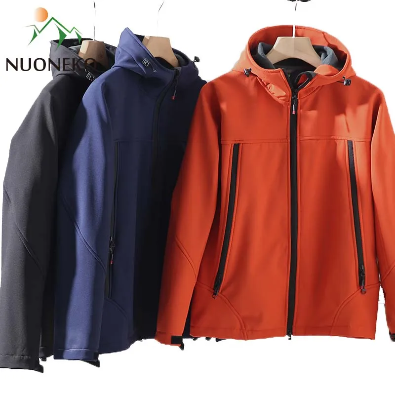 NUONEKOWinterMensWaterproofSoftShellJacketsOutdoorSportsWarm
