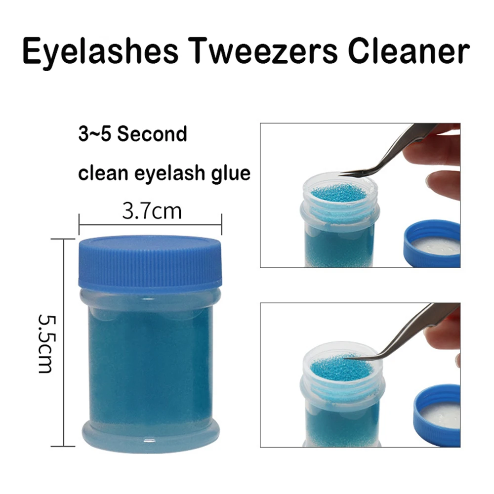 30ml Eyelashes Tweezers Cleaner Eyelash Extension Tweezers Cleaning Tools With Glue Remover