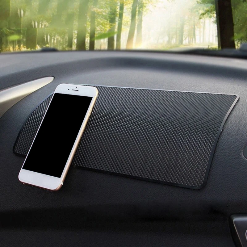 Black Car Dash Grip Mat Mobile Phone Holder Anti Slip Silicone Super Sticky Pad Dashboard Mat Interior Accessories car non slip mat non slip mat car dashboard mat non slip dash mat dash adhesive holder silicone anti slip pad silicone anti skid pad dashboard phone holder dash phone holder