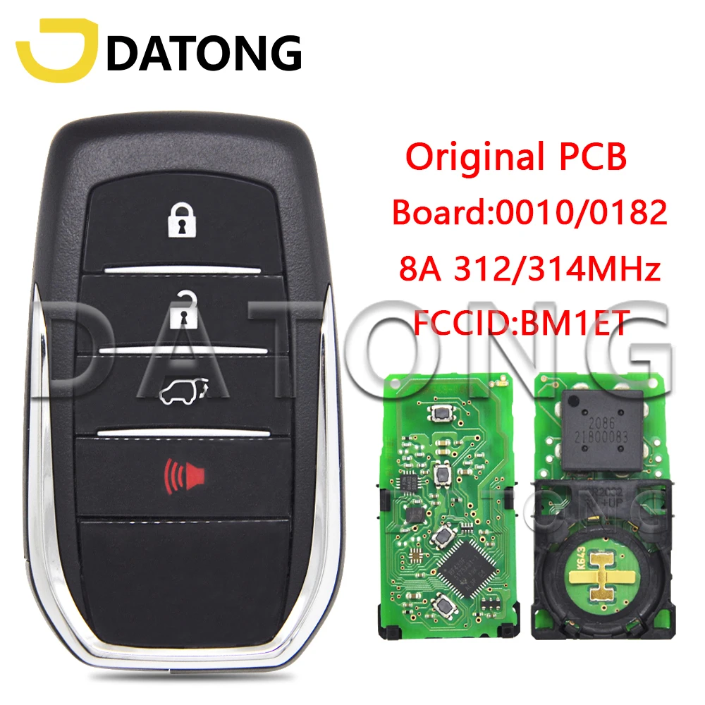 DatongWorldCarRemoteControlKeyForToyotaSW4OriginalPCBBoard