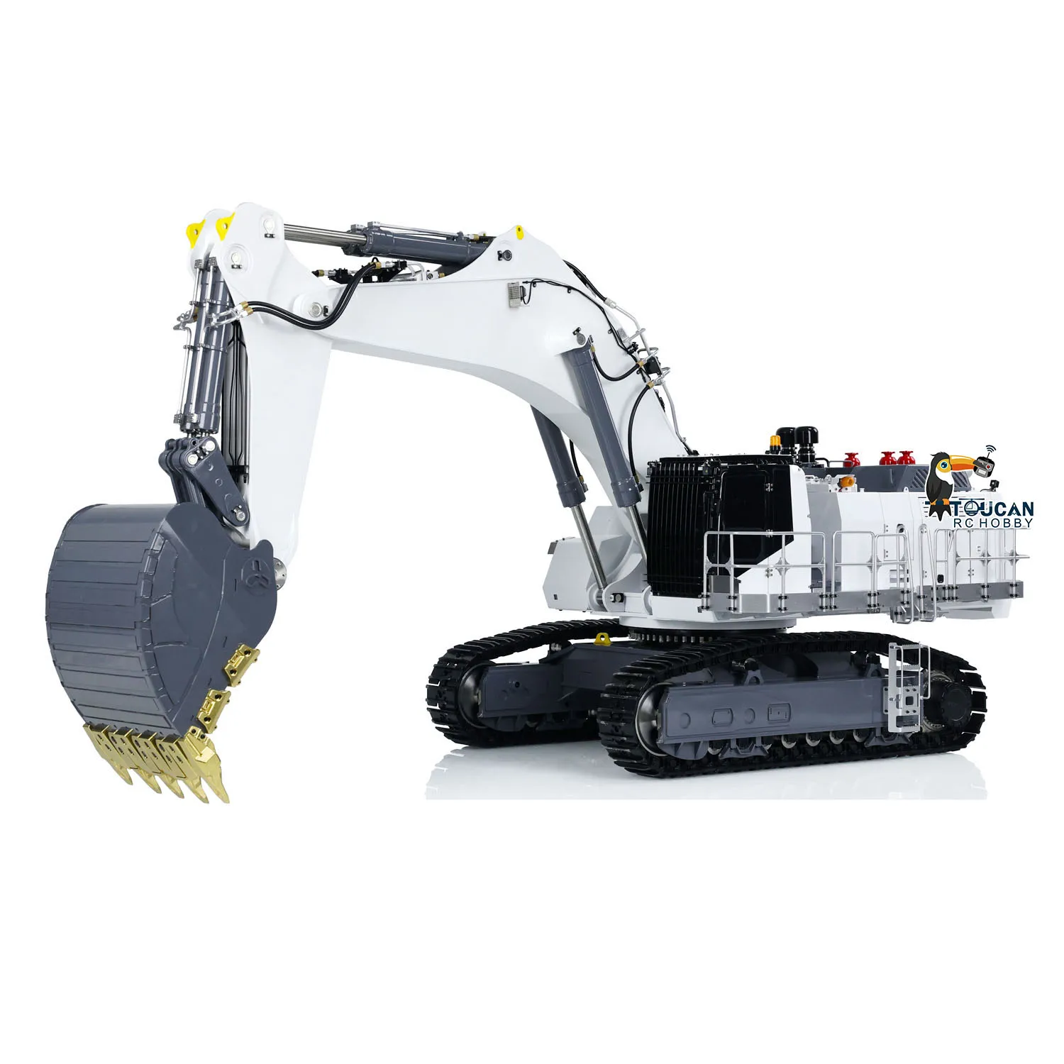 LESU 1/14 RC Hydraulic Excavator AOUE 9150 FrSky XE Lite Remote Control Diggers Construction Vehicle W/O Light System THZH1544 3