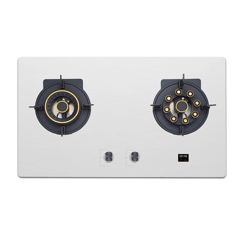 Household Double Stove Liquefied Gas Stove Embedded Kitchen Household Gas Environmental Protection And Energy Saving