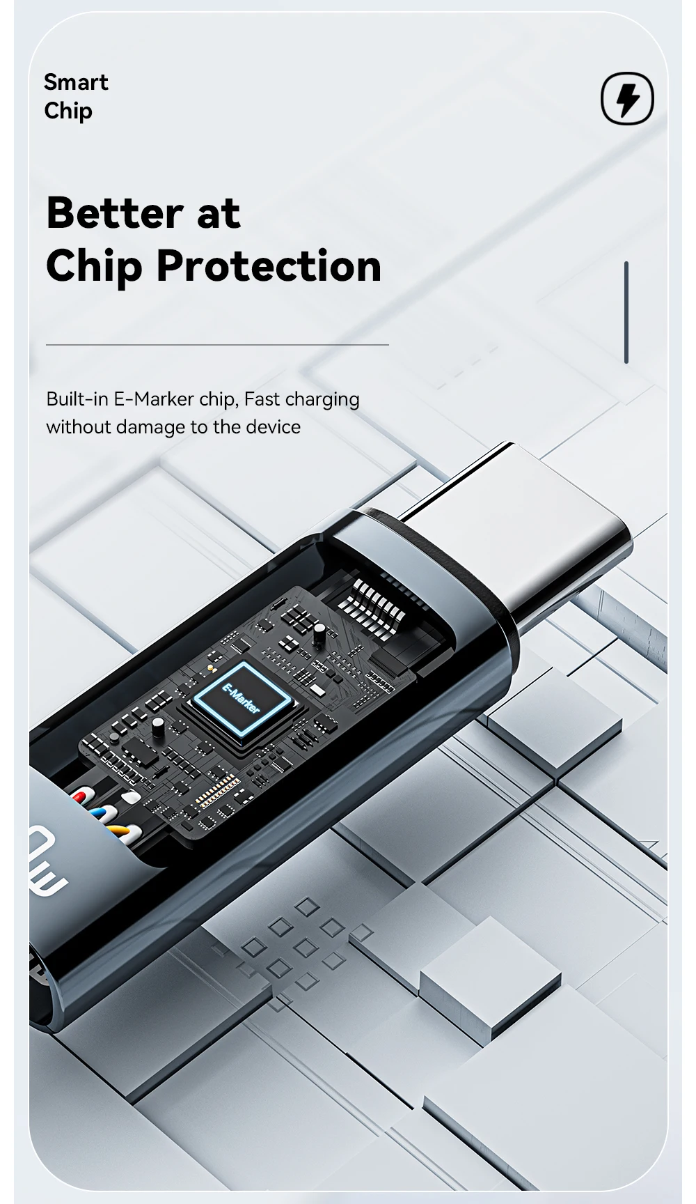 100W USB Type C Cable 90 ° LED Digital Display Cable 5A PD Fast Charging For iPh
