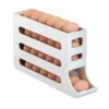 Refrigerator Egg Storage Box, 4 Tier Rolling Egg Holder Dispenser, Kitchen Automatic Scrolling Egg Holder Kitchen 2