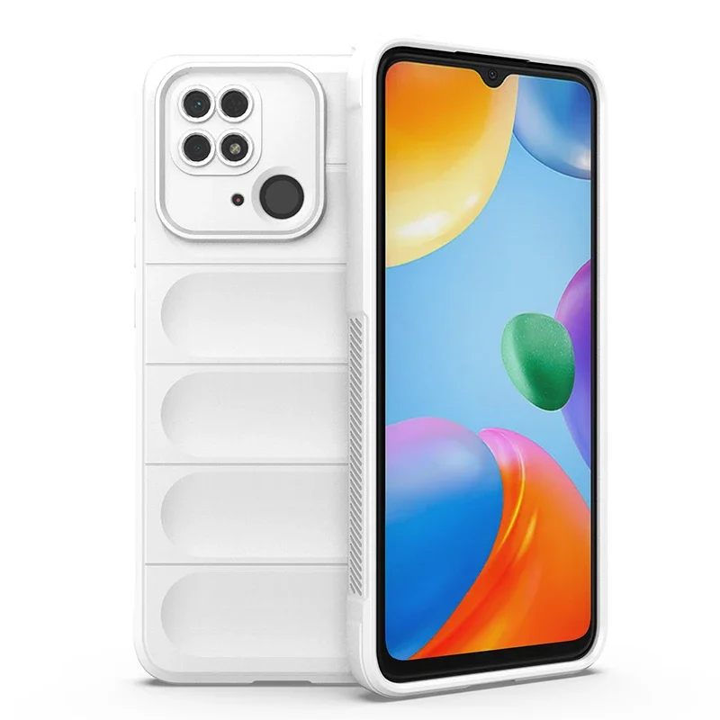 thumbnail image 1 of Shockproof Case For Xiaomi Redmi Note 10 11 12 Pro 10S 11S 12S Phone Cover for Redmi 9 9A 9C 10A 10C 12C Liquid Silicon Coque, 1 of 5