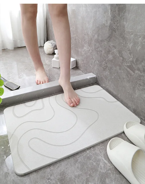 Stylish White Marble Stone Mat with 4 Non-slip Legs for Counter Protecting, Stone  Dish Drying Mat Eco-Friendly 16 in 2023