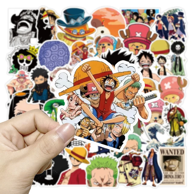 One Piece Digital Stickers, Anime Digital Stickers, Goodnotes