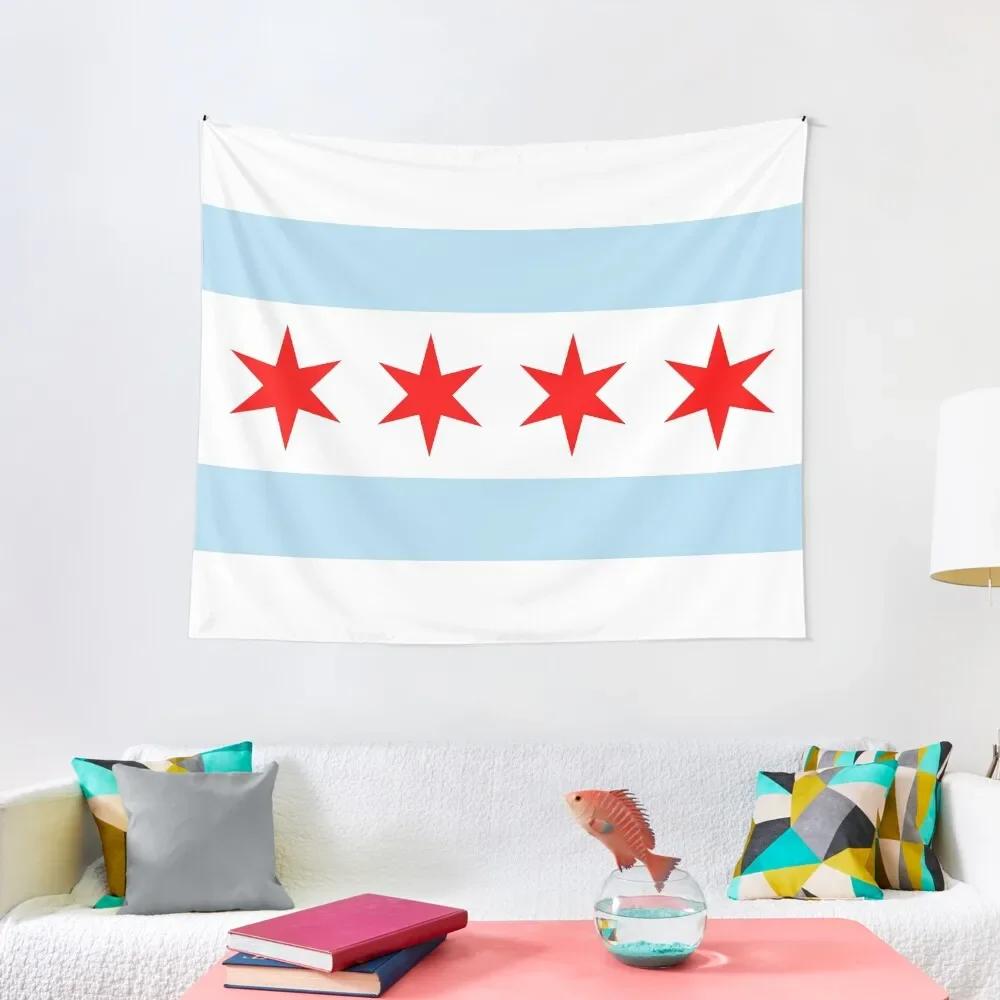 

Chicago Flag Tapestry Things To Decorate The Room Wall Deco Tapestry