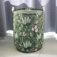 Ins Nordic Bathroom Dirty Laundry Basket Folding Laundry Clothes Hamper Bag Home Storage Bag Organizers Cotton Laundry Baskets 5