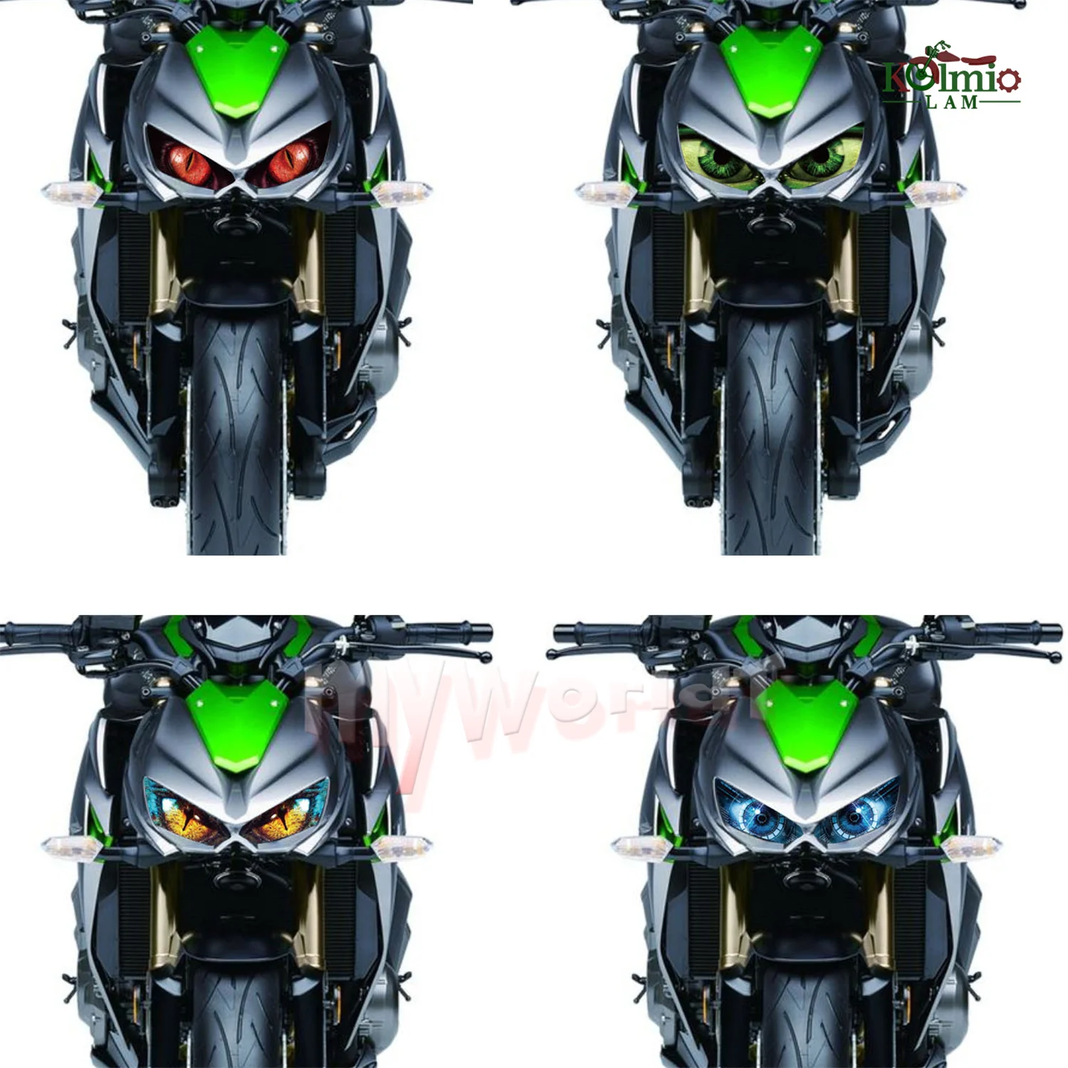 Labelbike 3D Protection Sticker Kit For Kawasaki Z1000 (2014+) - Resin Coated, Scratch & Weather Resistant