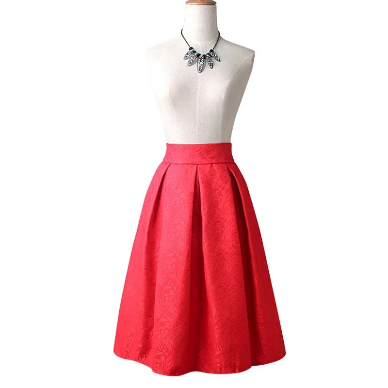 Summer Fashion Women High Waist Mermaid Concealed Zipper Ball Gown Skirt Lady Office Wear Big hem Madi Skirts red skirt Skirts