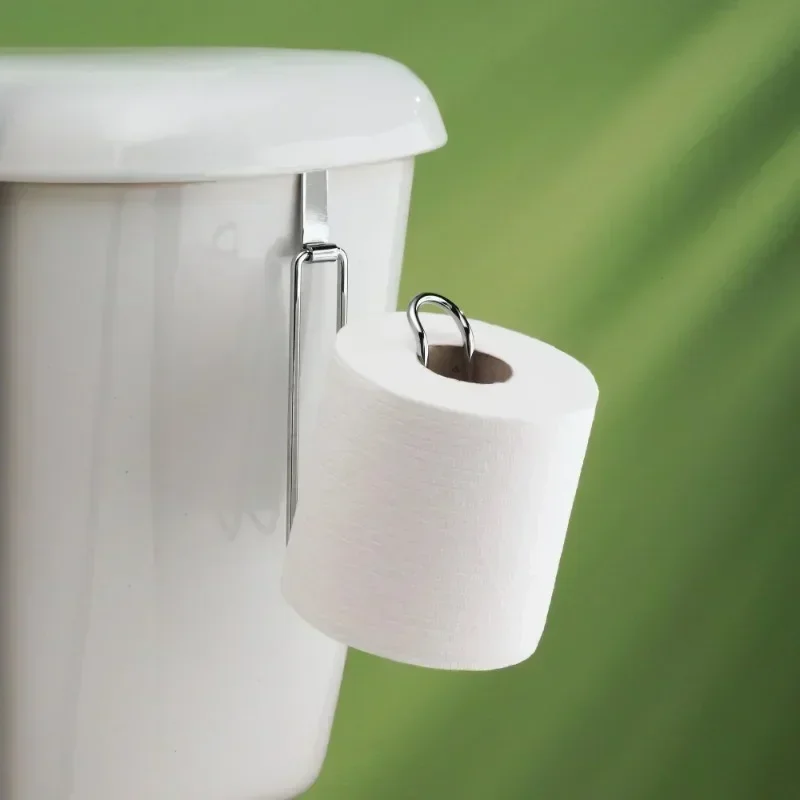 Non perforated iron Bathroom Toilet Paper Holder