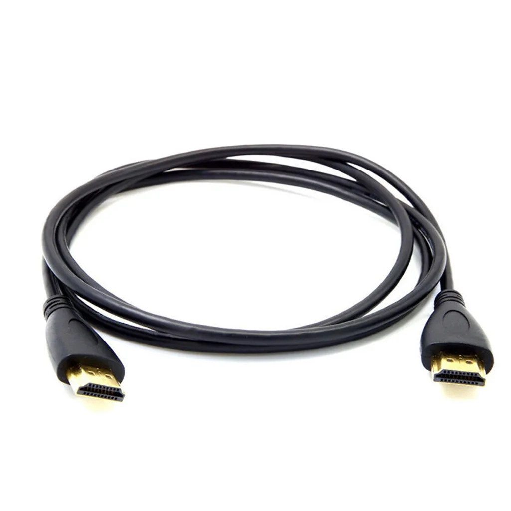 

HDMI-совместимый штекер-штекер тонкий кабель высокой четкости цифровой кабель 1,4 в поддерживает 1080P