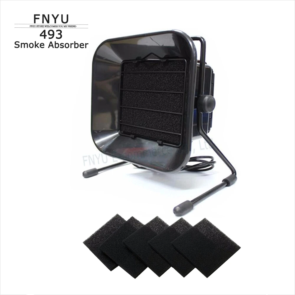 Solder Smoke Absorber ESD Fume Extractor with + 5 pcs 220V 493 Sponges