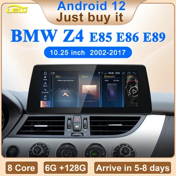 BMW용 무선 카플레이, 자동차 멀티미디어 비디오 플레이어, GPS 내비게이션, 블루투스, ID8, 10.25 인치, 안드로이드 12, BMW Z4 E85 E86 E89 CIC NBT