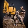 1:35 Resin Model Soldier Man US Marine Corps Does Not Include Forklift, Manual Drawing Model Assembly Kit Is Required 1