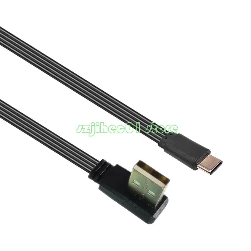 Flexible 90-Degree USB to Type C Adapter Cable