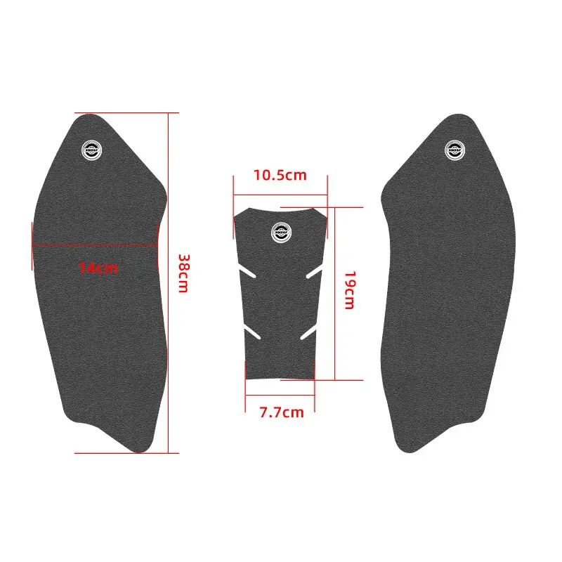 Motorcycle Non-Slip Side Fuel Tank Stickers Pad For HONDA CB1000R 18-20