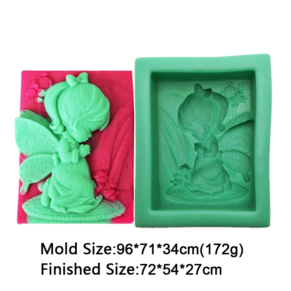 STAMPO SILICONE  SACRA FAMIGLIA 7cm per GESSO FIMO BOMBONIERE