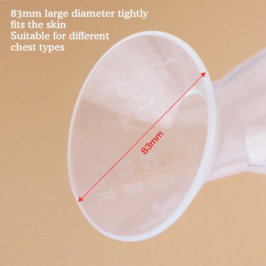 Portable Silicone Manual Breast Pump Breastmilk Storer Breastfeeding suction bottle 4