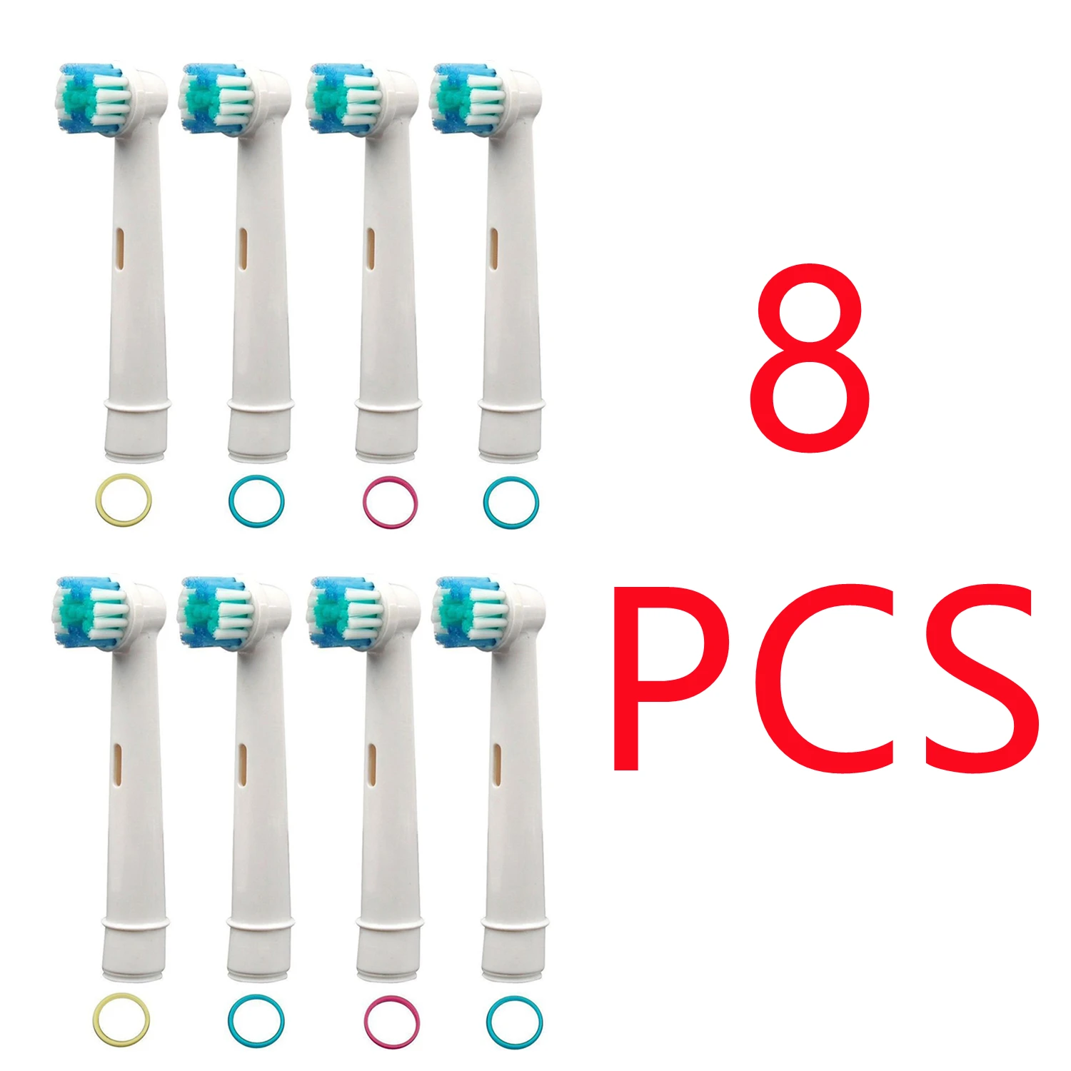 8Pcs Electric Toothbrush Replacement Brush Heads For Braun Oral B Toothbrush Heads Wholesale Toothbrush Head compatible with quip electric toothbrush replacement heads for quip electric toothbrush 10 pack