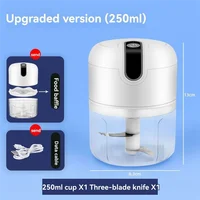 B83B-USB Rechargeable Portable Food Chopper Wireless Garlic Pounder For Chopping Garlic, Ginger 6