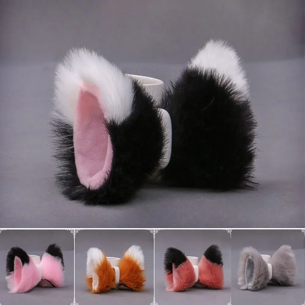 Peluche Cat Ear Hairbands Lovely Anime Cosplay Dress Up Lolita Accessori Per Capelli Decorazione Cat Ear Hair Clip Women