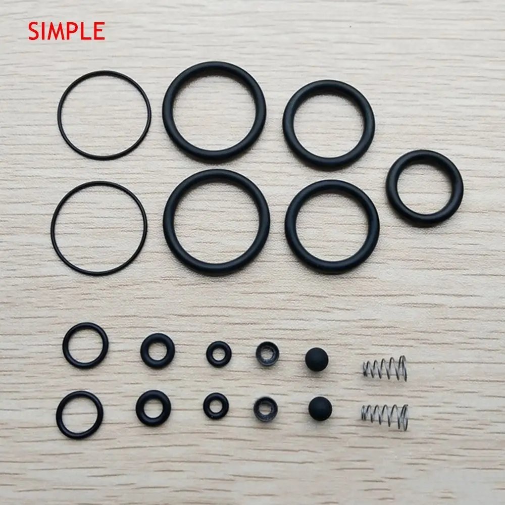 1Set High Pressure PCP Pump Sealing O-rings For Hand Operated Air Pump NBR Copper Inflator Repair Set Kit 30mpa Practical