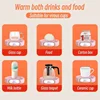 Electric Cup Heater Mug Warmer 100℃ Hot Tea Makers Warmer Coaster 5 Gear Temperature Cup Heaters for Coffee Milk Tea Heating Pad 4