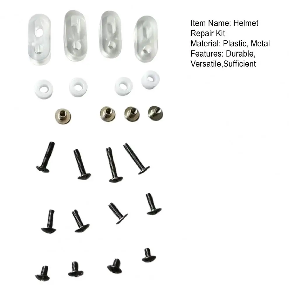 Hockey Helmet Repair Kit Durable Helmet Repair Parts Universal Sports Kit for Baseball Football Hockey for Easy