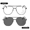New Pilot Photochromism Progressive Multifocal Reading Glasses Men Presbyopic Glasses Blue Light Computer Grade Glasses 2
