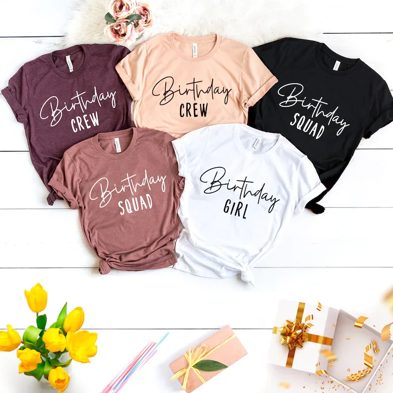 Рисунок 2 - Рубашки для группы на день рождения