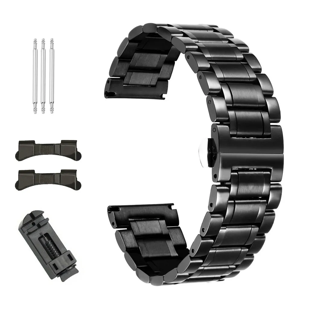 Sleek Stainless Steel Quick Release Universal Watch Strap