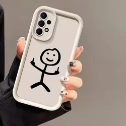 Humorous Middle Finger - Matchman Phone Cover - Samsung A22 5G (TYCWH 01)
