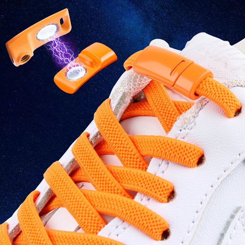 Laces Sneakers Shoelaces Colorful Lock Shoelaces Elastic Laces Sneakers Shoe Kids Aliexpress