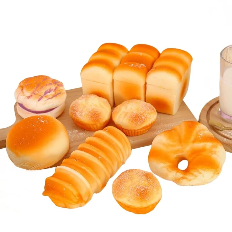 

Искусственный хлеб, модель еды, искусственный пончик, торт, магазин, реквизит для фотографии, кухонный стол, детская игрушка, Декор