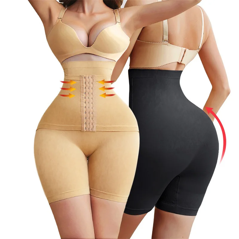 Women Seamless High Waist Trainer Slimming Tummy Control Panties Butt Lifter Shapewear Briefs Underwear Body Shaper Lady