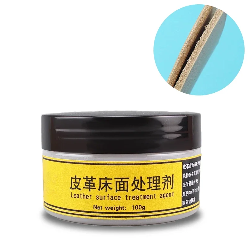 Leather Finish Tokonole Rougher Burnisher Gum 100g Handcraft CMC Clear Smooth Treatment Agent Edge Coat Paint